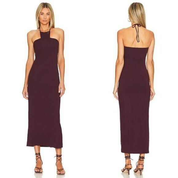 House of Harlow 1960 xREVOLVE Khoury Maxi Dress - Burgundy - Picture 1 of 9